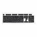N.B. Toetsenbord voor mechanisch toetsenbord compatibel voor MX-schakelaars Verlichting Key Caps Shot Dubbele Shot Ondersteuning Led Verlichting Toetsenbord voor OEM-profiel (Totaal 105 Keycaps) (zwart)