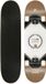 Playlife Skateboard - bruin/wit/zwart