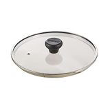 Moneta Deksel van gehard glas met roestvrijstalen rand, bestand tegen hoge temperaturen, vaatwasmachinebestendig, 18 cm