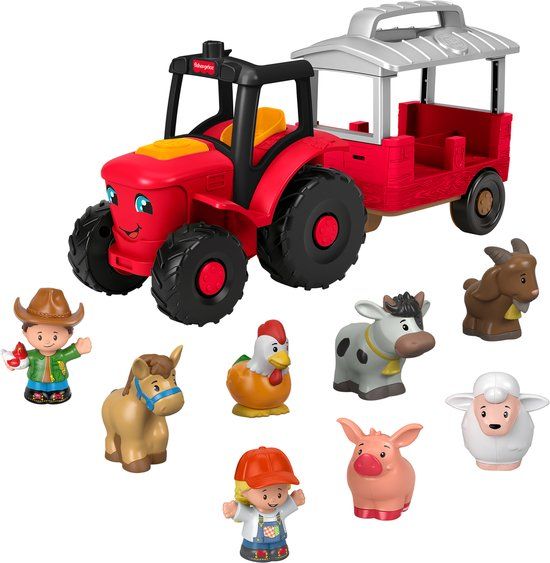 Fisher-Price Little People Dierenverzorgingsboerderij Tractor Cadeauset
