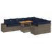 VidaXL 3327421 Tuinmeuberset Marineblauw