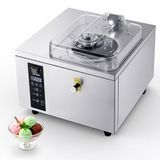 VEVOR Commerciële ijsmachine voor gelato 500 W, 5 l/u, 2.8L RVS cilinder, LED-paneel