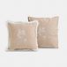 LOBERON Kussenhoes set van 2 Windlake bruin/wit