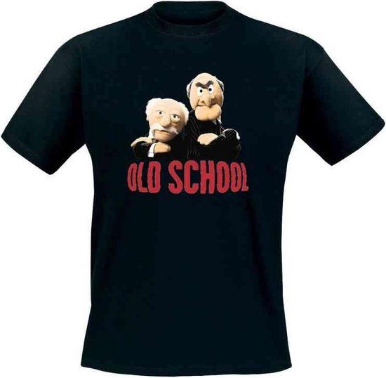 Die Muppets Old School Unisex T-shirt - Zwart - 3XL