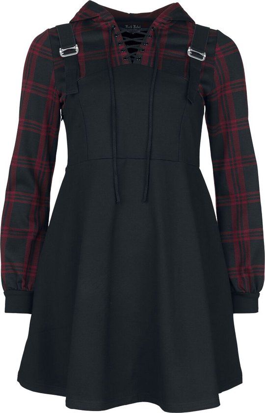 Rock Rebel by EMP jurk met veterdetail - Dames - S