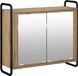 vidaXL Hangkast voor de badkamer Artisanaal eiken 64 x 20 x 56,5 cm
