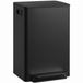 HOMCOM Poubelle - Acier inoxydable - 50L - Noir