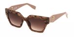 Furla SFU811 Marrone striato lucido 54/19/140 Vrouwen Zonnebrillen
