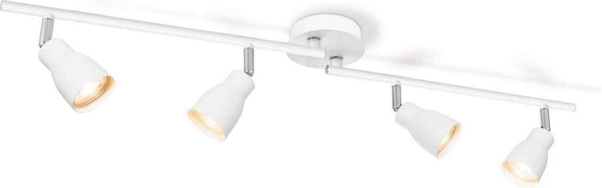 Home Sweet Home LED opbouwspot Alba 4 lichts ? 81 cm - wit