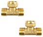Laiton raccord en T raccord d'eau 1/2 pouce