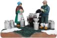 Santaville - Milkfarmers Working Polyresin 13cm