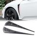 Merkloos Tesla Auto Fender Side Vents Stickers - Carbon Fibre Look