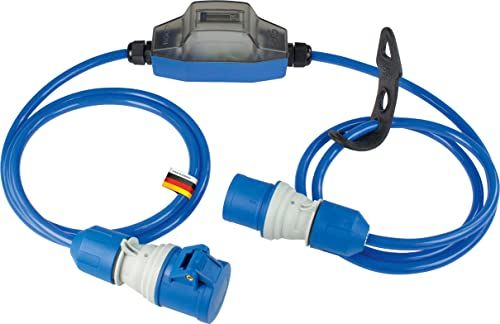 AS-Schwabe stroommeter ROCO 230V MID, wisselstroommeter in kunststof behuizing, 5+1-cijferig analoog, voor afrekeningsdoeleinden, 230V/16A/max. 3500W, IP44 voor buiten met ophanglus, 61758