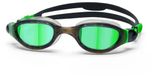 Zoggs Phantom 2.0 Titanium Junior Mirror Zwembril Black / Green / Mirrored Green