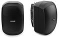 Audibax Ovo 4 Black - Passieve HiFi-Luidspreker - IP65, 35 W, 100 V Inline Vermogen, Wandhouder Inbegrepen, Met Woofer