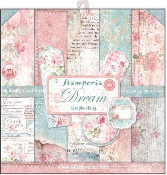 Stamperia Dream 12x12 Inch Paper Pack (SBBL27)