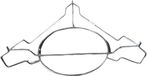 Own Grill Heat Deflector Stand voor 21 inch BBQ