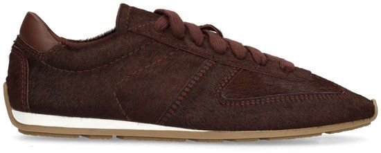 Sacha - Dames - Burgundy pony hair sneakers - Maat 39
