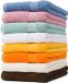 texpot Handdoek Douchehanddoek Badhanddoek Uni met Ophanging 100% Katoen 140 x 70 cm