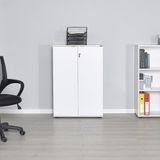 Elegant Diamond White Bookshelf, 72 cm x 109 cm x 34 cm
