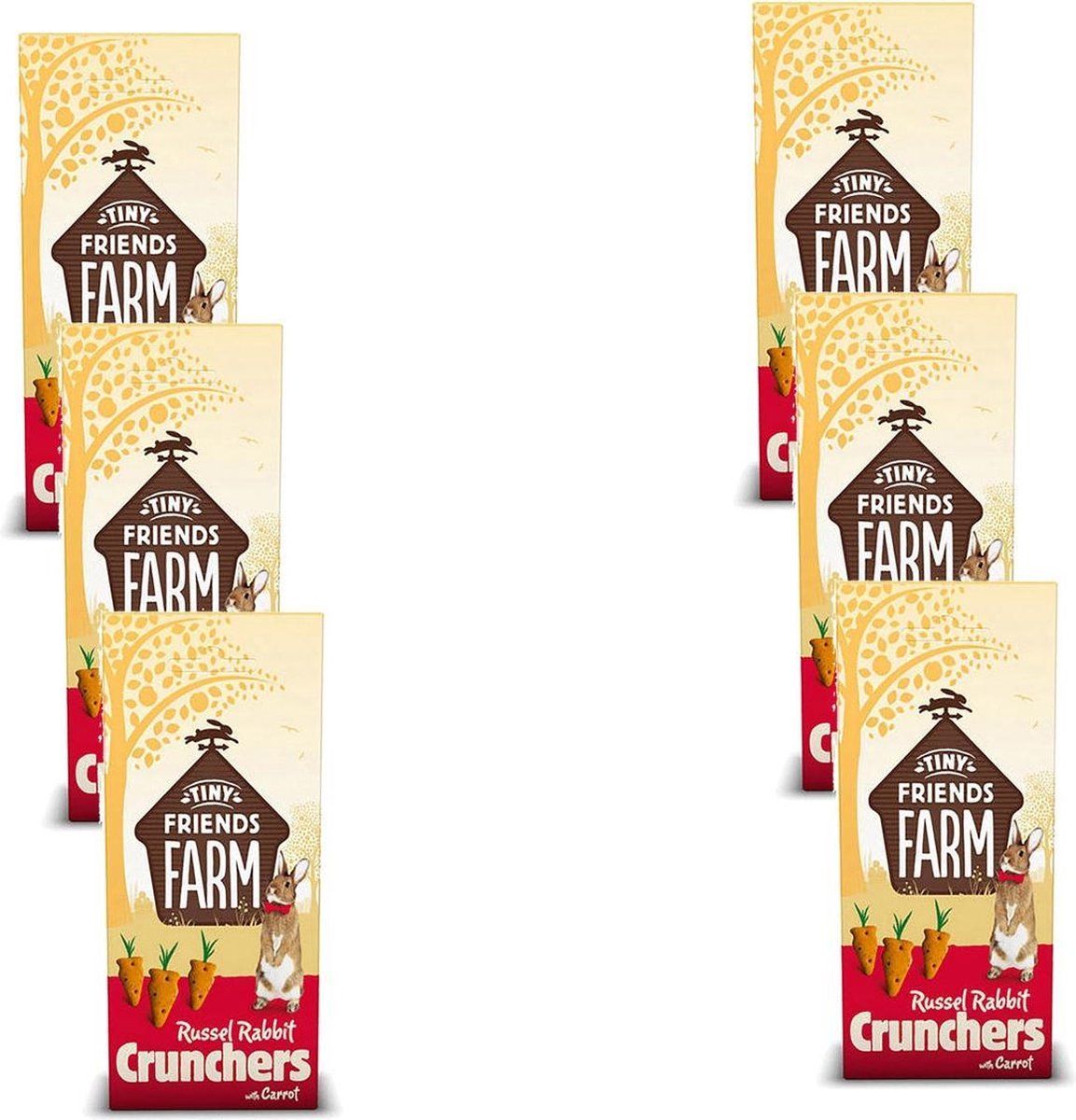 Supreme Russel Carrot Crunchers - Konijnensnack - 6 x Wortel