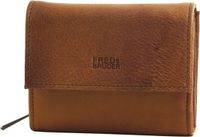 FREDsBRUDER Leren Portemonnee My Old Friend Flap Wallet Dark Caramel Lichtbruin