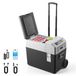 StarTech Icecat Kompressor koelbox 40 liter - Autokoelkast, campingkoelkast, vriesbox - Bediening via app - 12/24 V DC en 100–240 V AC - Temperatuur: -22 tot +10 °C - Met wielen en handvat - Geschikt voor auto en vrachtwagen