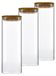 Set de 3 boîtes de conservation hermétiques avec couvercle, 2200 ml