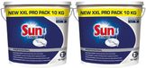Sun Professional Vaatwaspoeder Korte Wascyclus Normaal Pro Formula - 2 x 10 kg - Voordeelverpakking