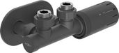 Mexen G05 set thermostatique d'angle avec rosace R, Duplex, DN50, anthracite - W907-958-905-66