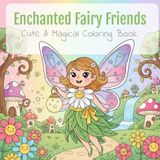 Enchanted Fairy Friends: Cute & Magical Coloring Book