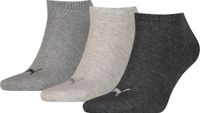 PUMA sneaker plain 3p - Sportsokken - Volwassenen - anthraci/l mel grey/m mel grey - 47-49