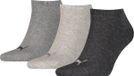 PUMA sneaker plain 3p - Sportsokken - Volwassenen - anthraci/l mel grey/m mel grey - 47-49