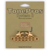 TonePros T 3 BP G Locking Nashville TOM gitaarbrug goud