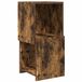 vidaXL Hoekkast 30,5x30x65cm bewerkt hout gerookt eiken