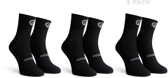 Rogelli Core Fietssokken - 3-pack - Zwart - 40/43