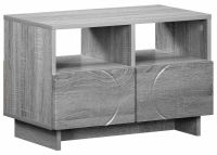 Sonoma support TV 60 x 34.5 x 40 cm gris bois transformé