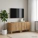 Prolenta Maison Exclusive - Meuble TV en bois stratifié imitation chêne massif, fabrication artisanale