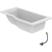 Ideal Standard Baignoire Bain Douche 150 X 80 Cm Droite Connect Air + Vidage Doré