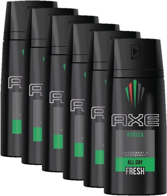 AXE Africa Deodorant Spray - 6 x 150 ml
