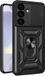 Techsuit Hoesje geschikt voor Samsung Galaxy S24 FE - Camshield Back Cover - Zwart