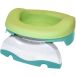 Potette Plus Pot multifonctionnel : pot de voyage, réducteur de toilette, pot de maison grâce à un sac de recharge souple et 10 sacs de recharge jetables (vert clair)