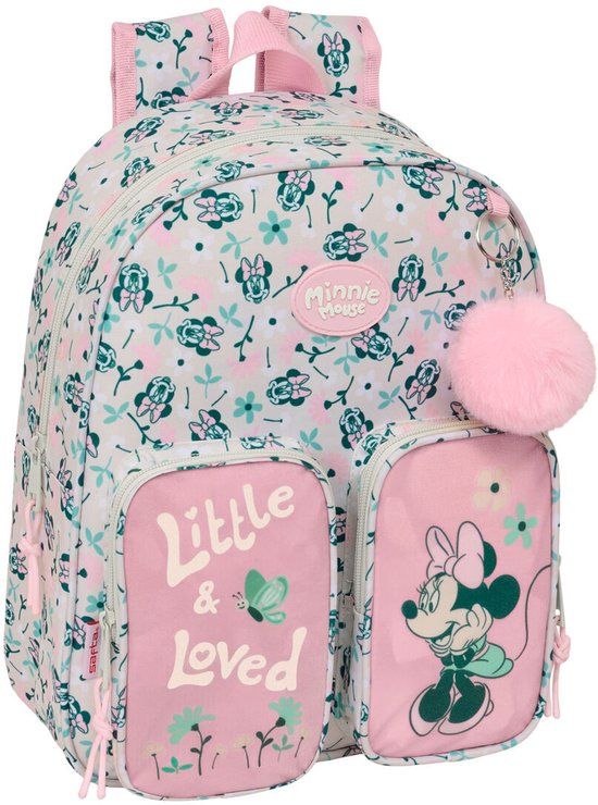 Minnie Mouse Schoolrugzak Minty Roze 28 x 34 x 10 cm