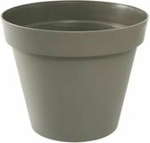 Merkloos EDA Bloempot Tuscan Taupe Polypropyleen Rond Cirkelvormig Ø 48 x 40 cm