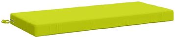 vidaXL Bankkussen SOEST 100% Polyester Helder Groen 110 x 50 x 8 cm