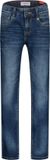 Vingino Diego Jongens T-shirt Blauw Vintage Katoen/Polyester/Elastaan Maat 16
