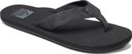 Reef Twinpin Heren Slippers - Black - Maat 42