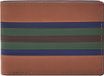 FOSSIL Bronson FPW Bifold Wallet Colorful Stripes Bruine