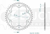 Esjot Couronne transmission Esjot pour moto BMW 800 F Gs 2008 41 dts P525 Ø140mm Neuf
