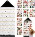 OEM Leuke Adventskalender om te Vullen - Stoffen Adventskalender 2024 - Met 24 Vakken - Om Op te Hangen